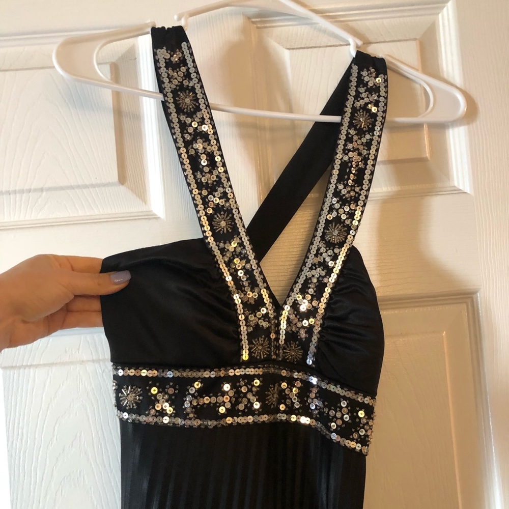 Black & silver Prom Dress